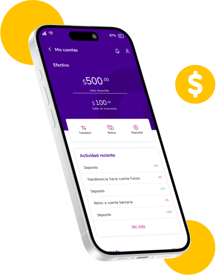 Con MC Efectivo podrás gestionar y controlar tu dinero siempre.<